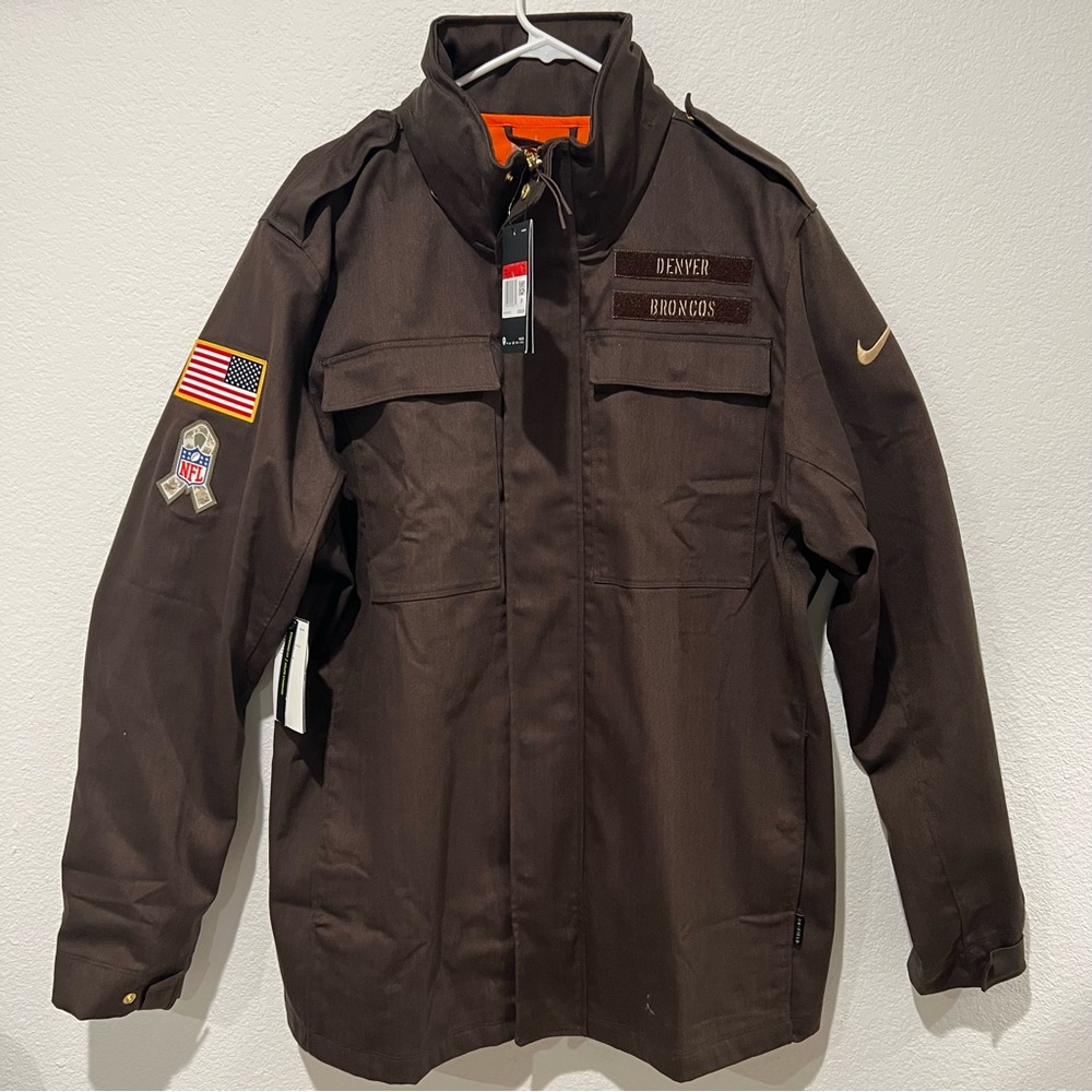 Denver Broncos On Field Jacket Salute To Service